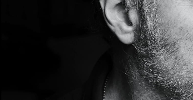 Ear beard neck