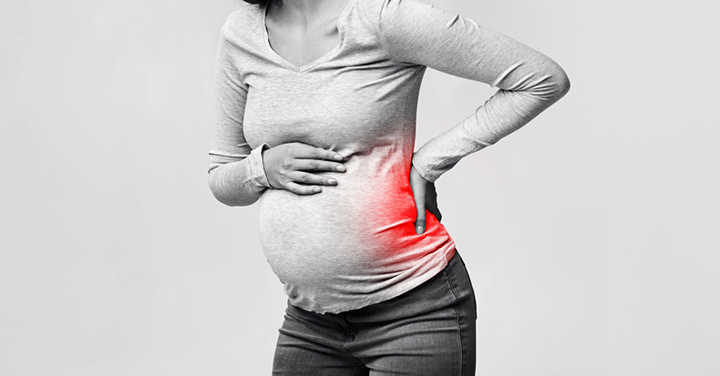 Pregnant woman back pain